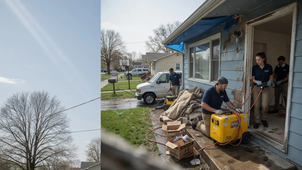 Basement Flood Cleanup in Leonard, ND near me